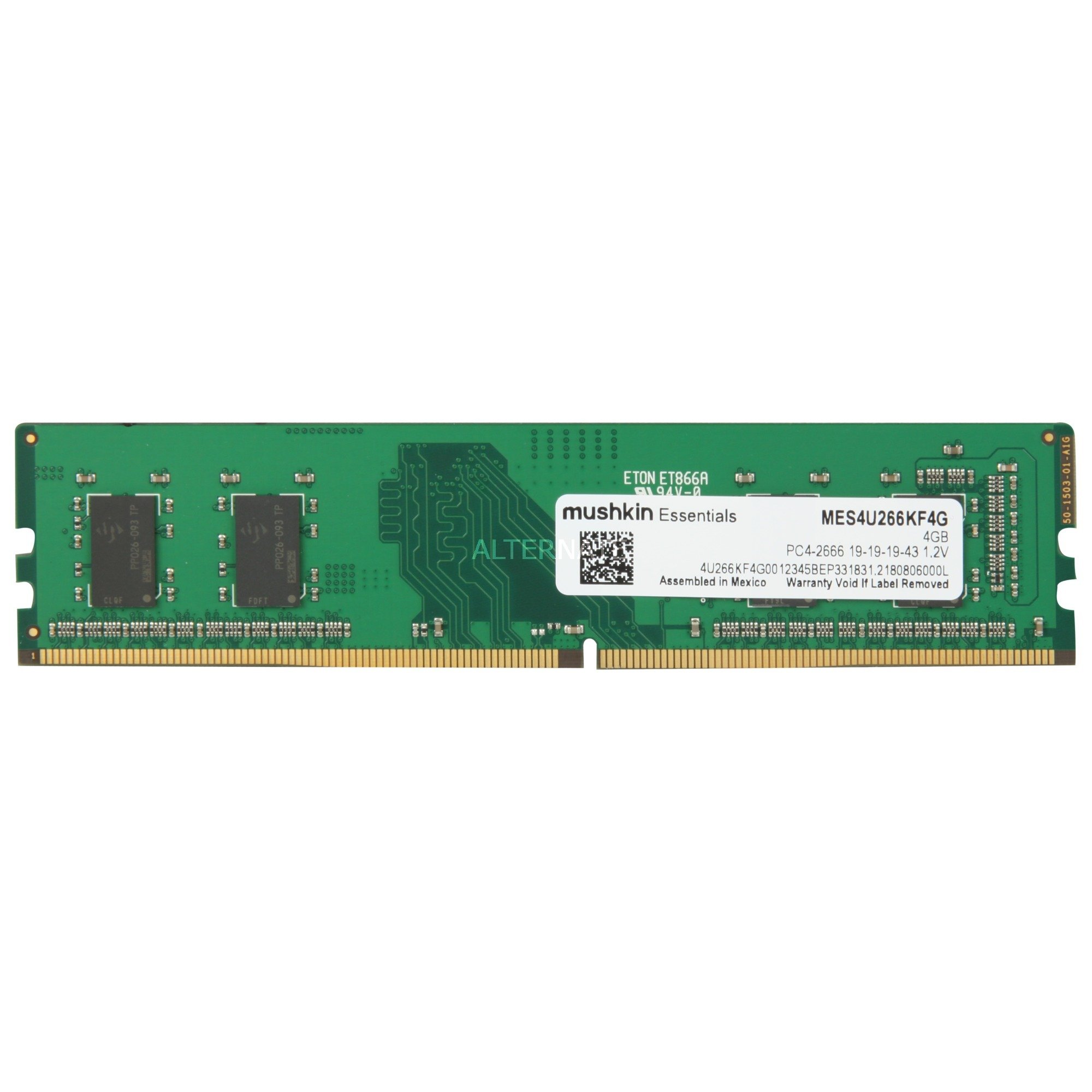 Image of Alternate - DIMM 4 GB DDR4-2666, Arbeitsspeicher online einkaufen bei Alternate