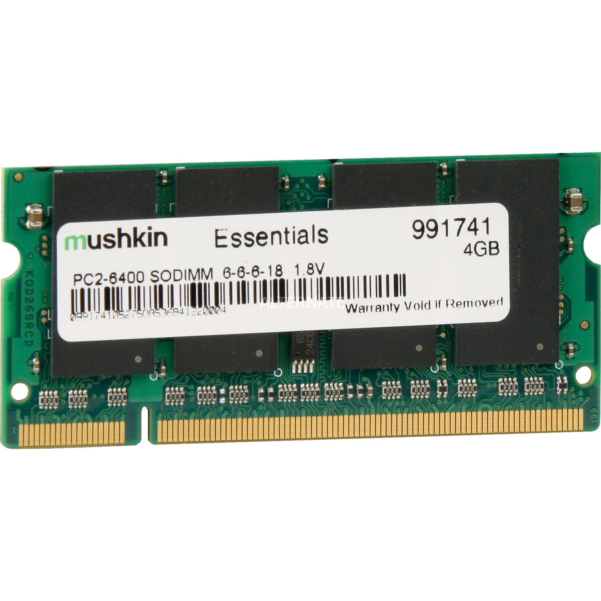 Image of Alternate - SO-DIMM 4 GB DDR2-800, Arbeitsspeicher online einkaufen bei Alternate