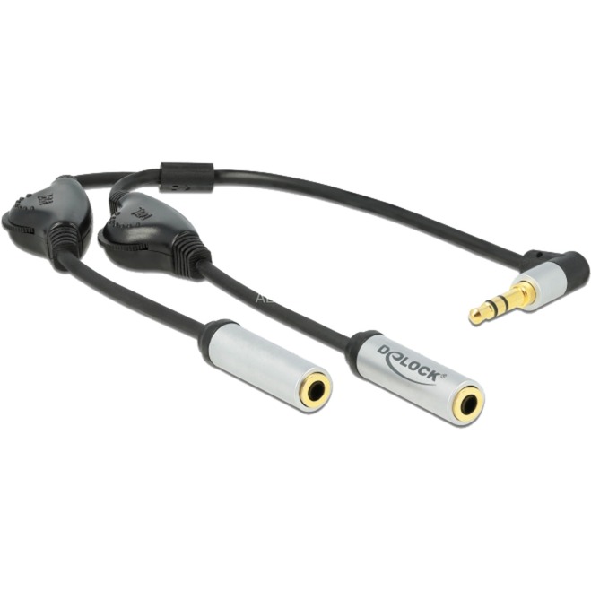 Image of Alternate - Audio Splitter Klinkenstecker 3,5mm > 2x Klinkenbuchse 3,5mm, Y-Kabel online einkaufen bei Alternate