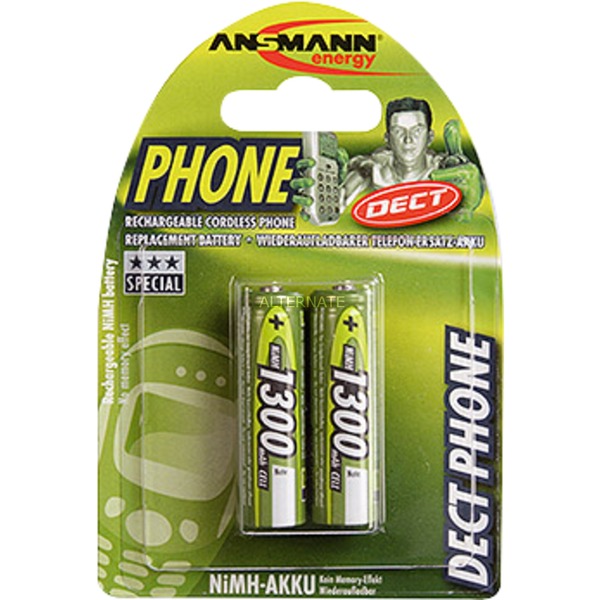 Image of Alternate - 1300mAh DECT, Akku online einkaufen bei Alternate