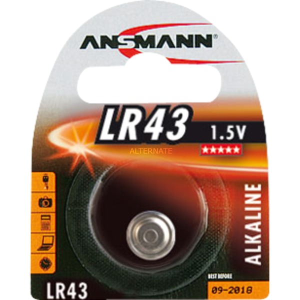 Image of Alternate - LR43, Batterie online einkaufen bei Alternate