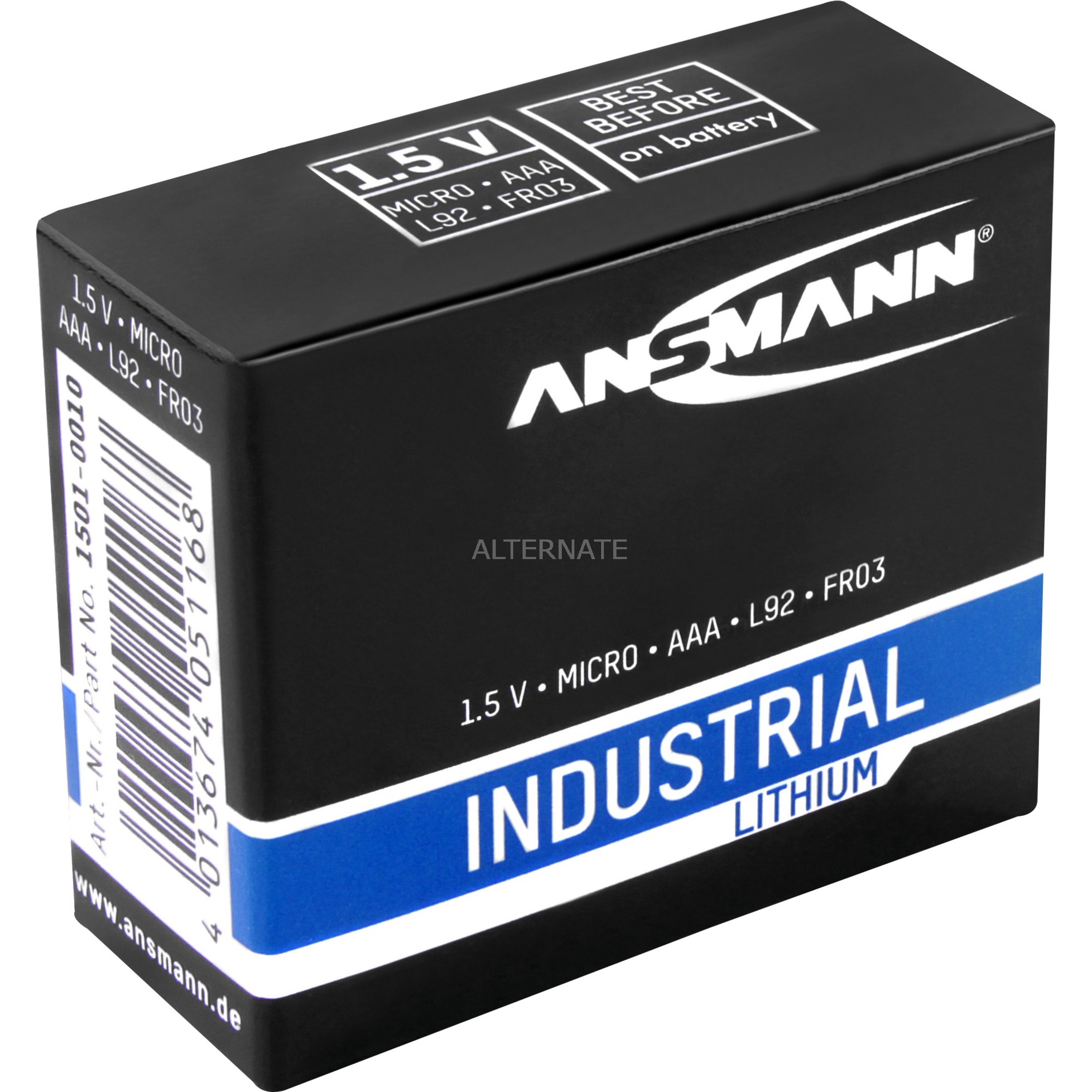 Image of Alternate - Lithium Batterie AAA / FR03 online einkaufen bei Alternate