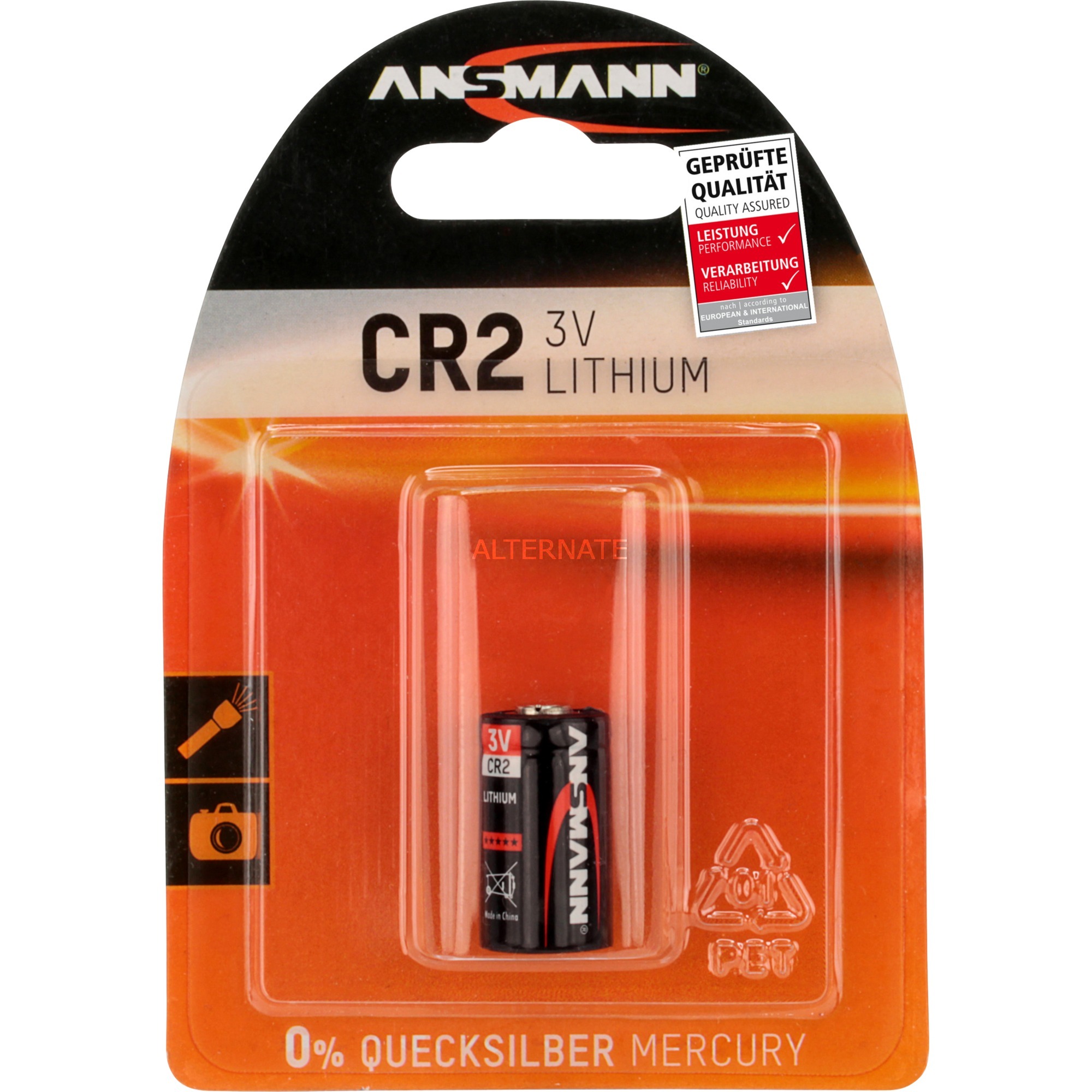 Image of Alternate - Lithium Batterie CR2/CR17335 online einkaufen bei Alternate