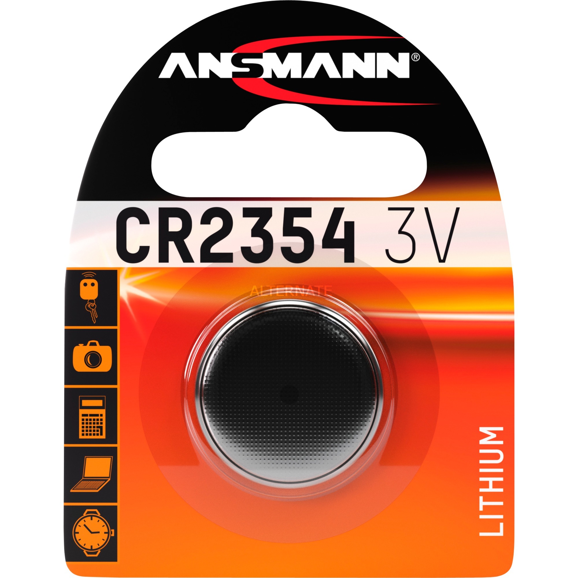 Image of Alternate - Lithium Knopfzelle CR2354, Batterie online einkaufen bei Alternate