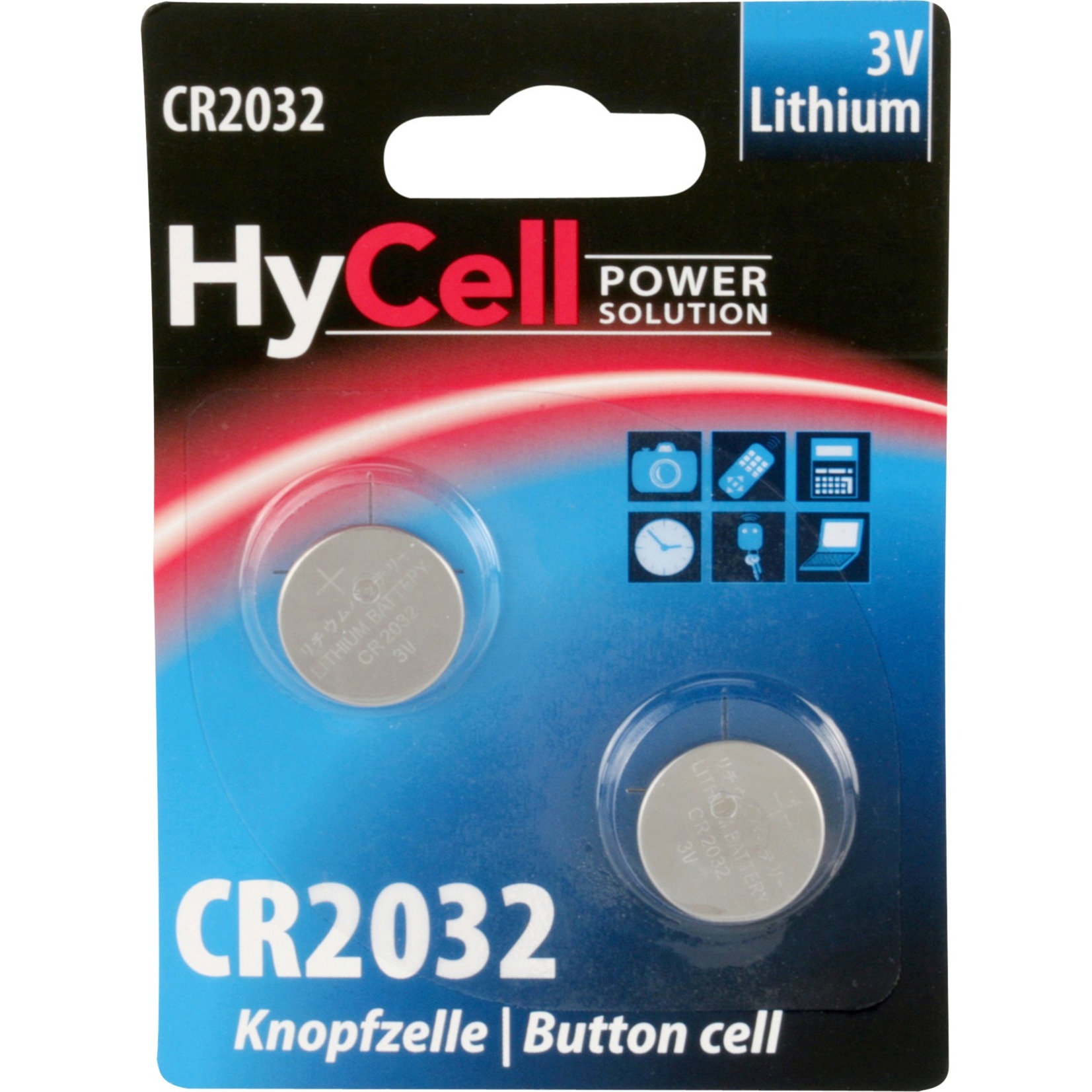 Image of Alternate - Lithium Knopfzelle CR2032, Batterie online einkaufen bei Alternate