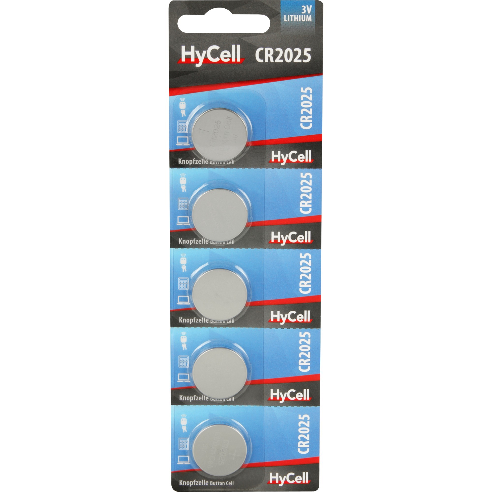 Image of Alternate - Lithium Knopfzellen CR2025, Batterie online einkaufen bei Alternate