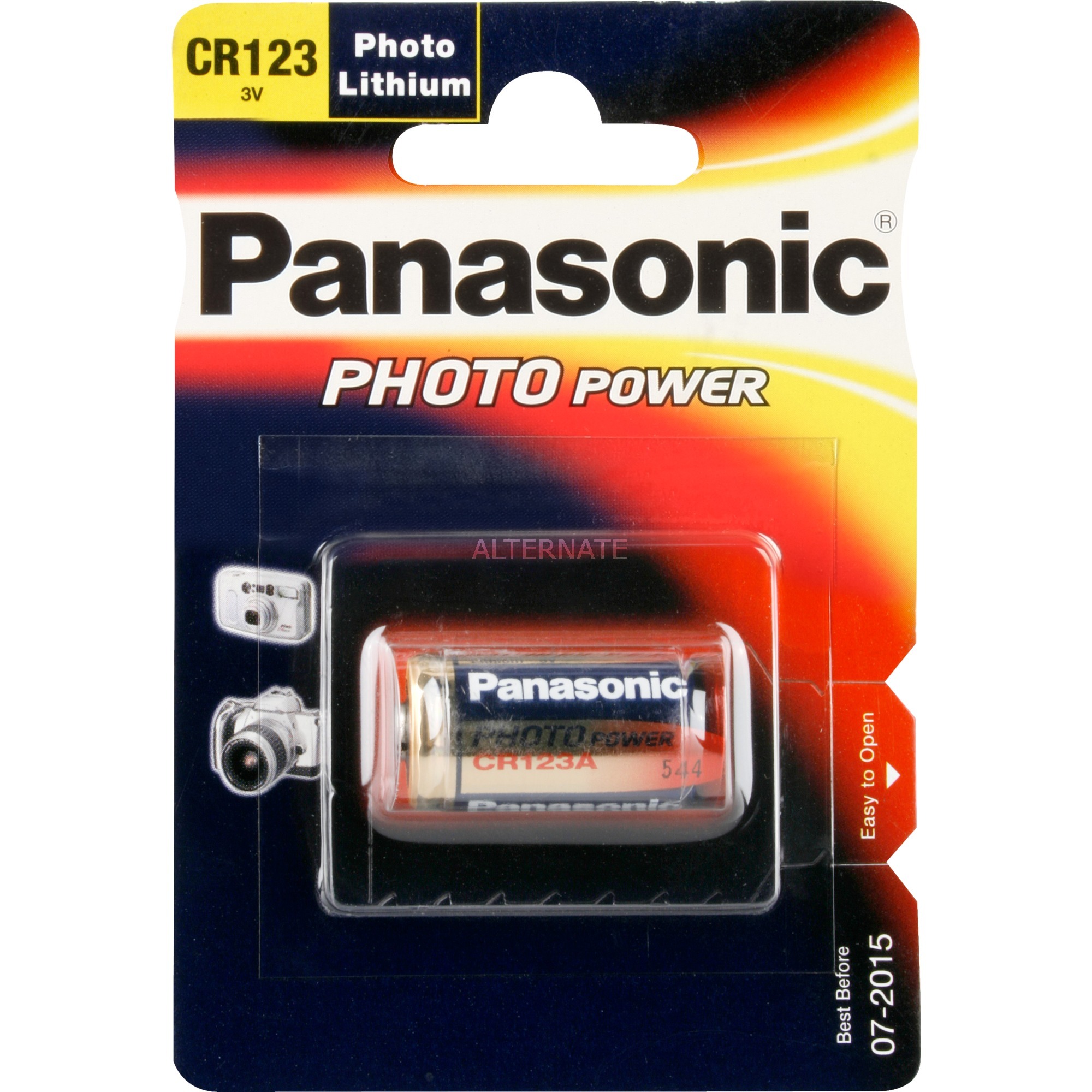 Image of Alternate - Lithium Photo CR123AL/1BP, Batterie online einkaufen bei Alternate