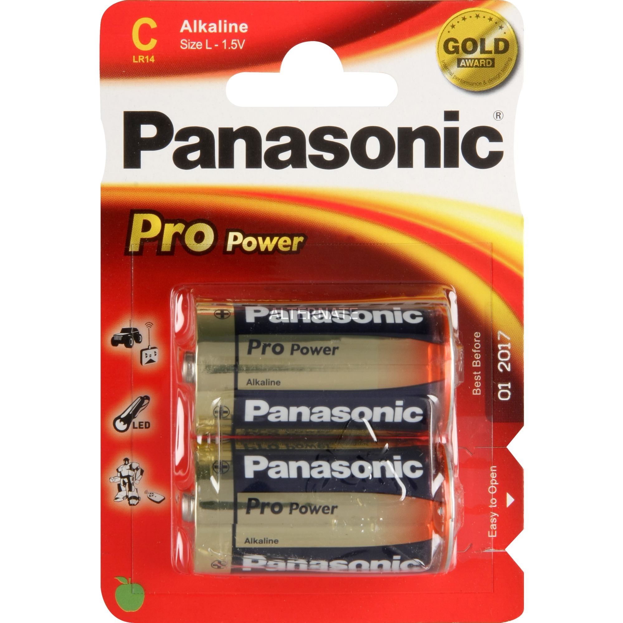 Image of Alternate - Pro Power Gold C LR14PPG/2BP, Batterie online einkaufen bei Alternate
