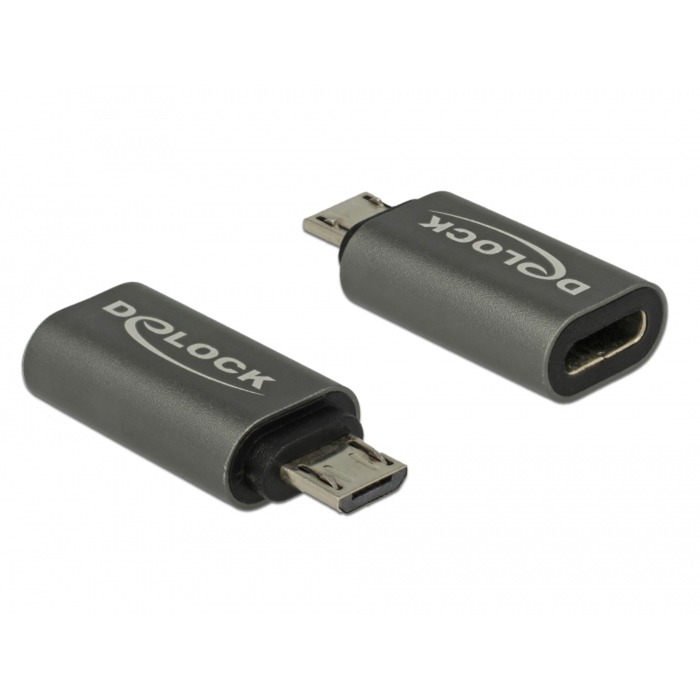 Image of Alternate - Adapter Micro-USB-B 2.0 (Stecker) > USB-C 2.0 (Buchse) online einkaufen bei Alternate