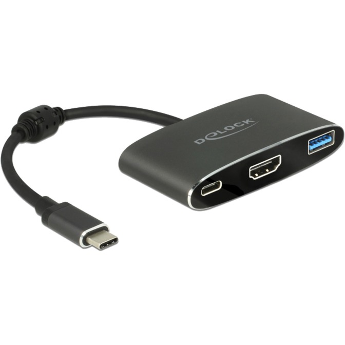 Image of Alternate - Adapter USB-C (Stecker) > HDMI + USB-A 3.1 Gen1 + USB-C (Buchse) online einkaufen bei Alternate
