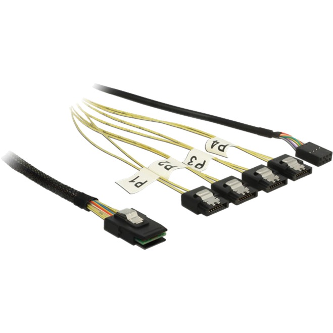 Image of Alternate - Adapterkabel Mini SAS SFF-8087 > 4x SATA 7 Pin Reverse online einkaufen bei Alternate