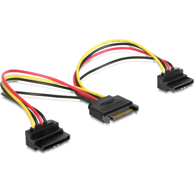 Image of Alternate - Y-Kabel Power SATA 15 Pin > 2 x SATA HDD online einkaufen bei Alternate