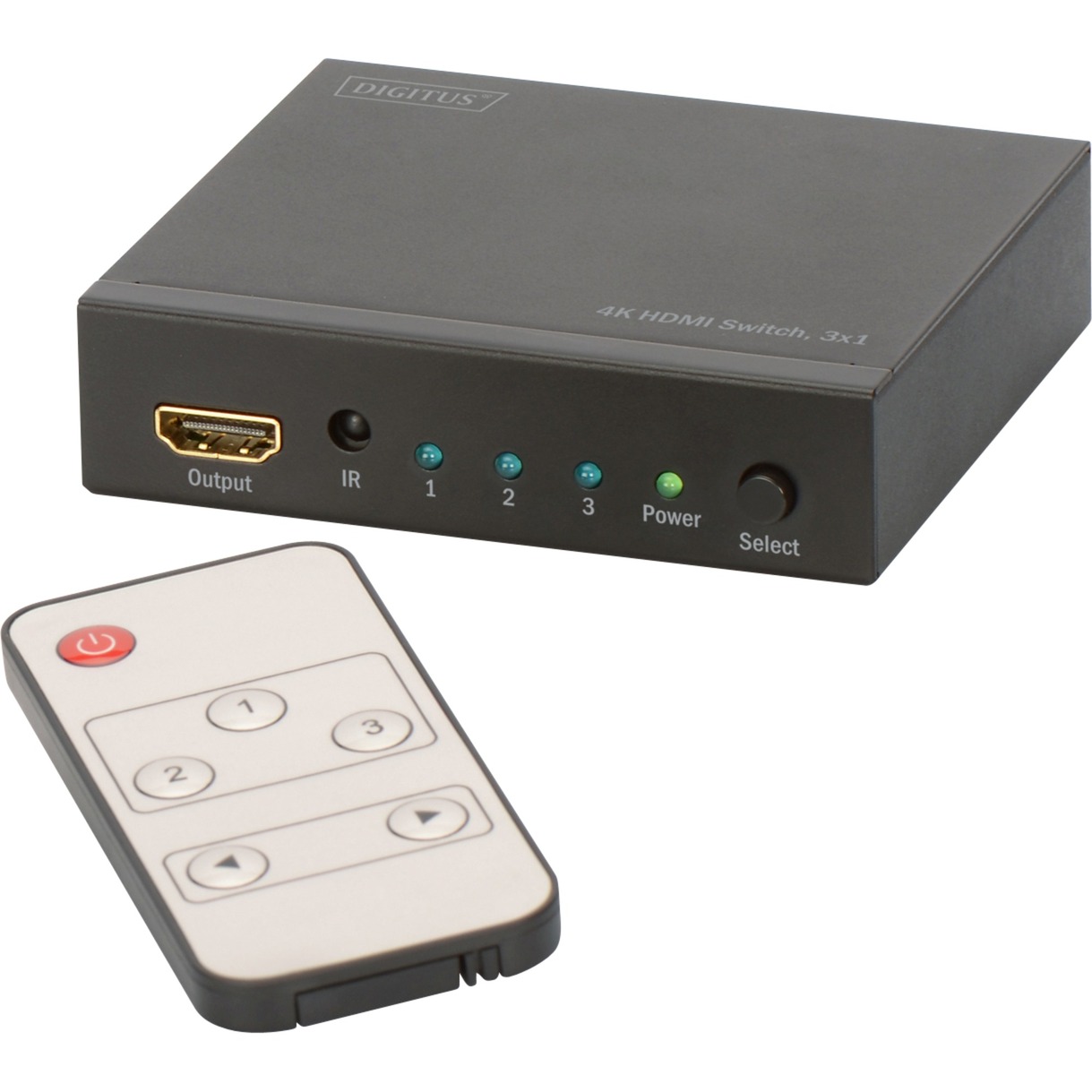 Image of Alternate - HDMI Switch 4K UHD 3x HDMI > 1x HDMI online einkaufen bei Alternate