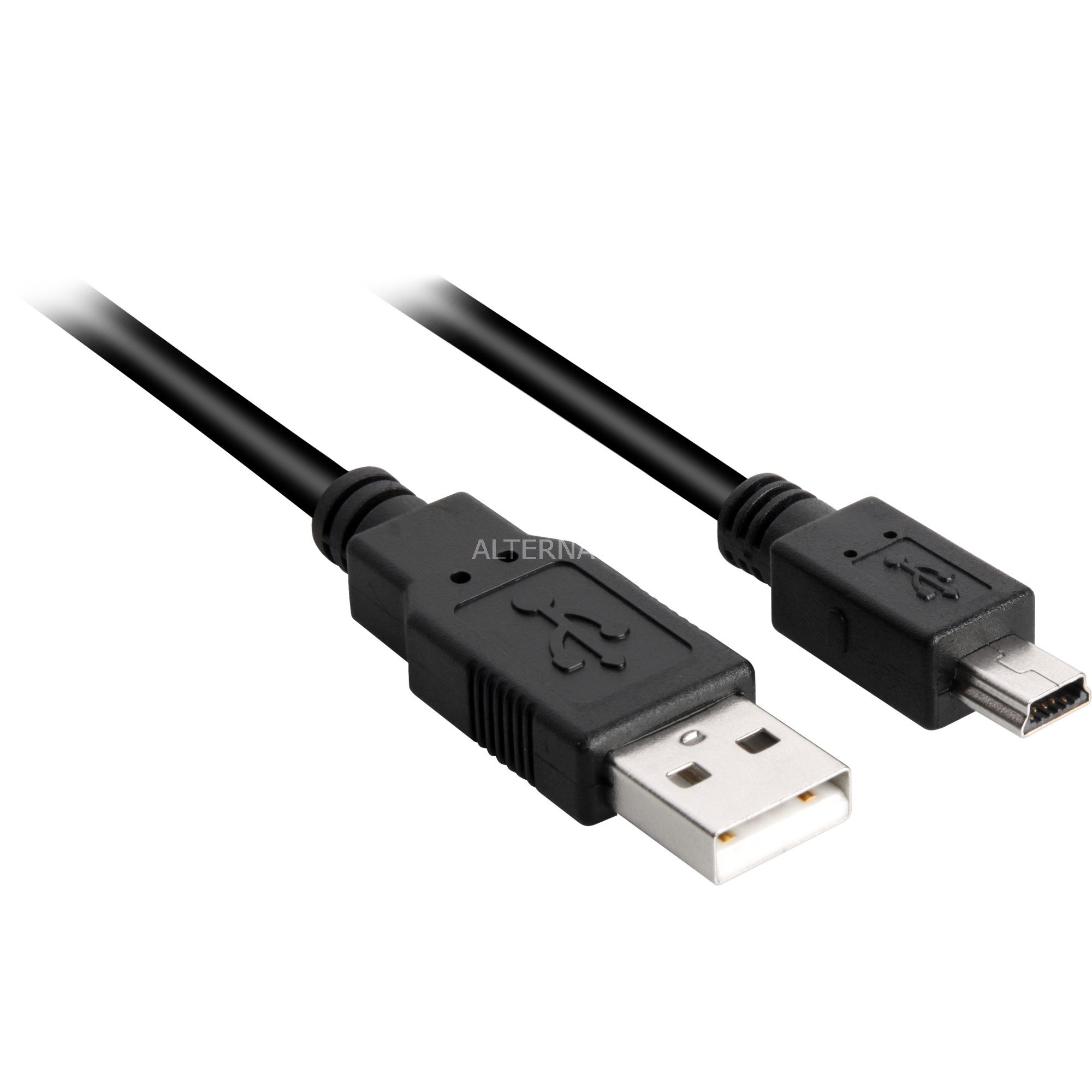 Image of Alternate - Kabel USB 2.0 A -> USB Mini-B online einkaufen bei Alternate
