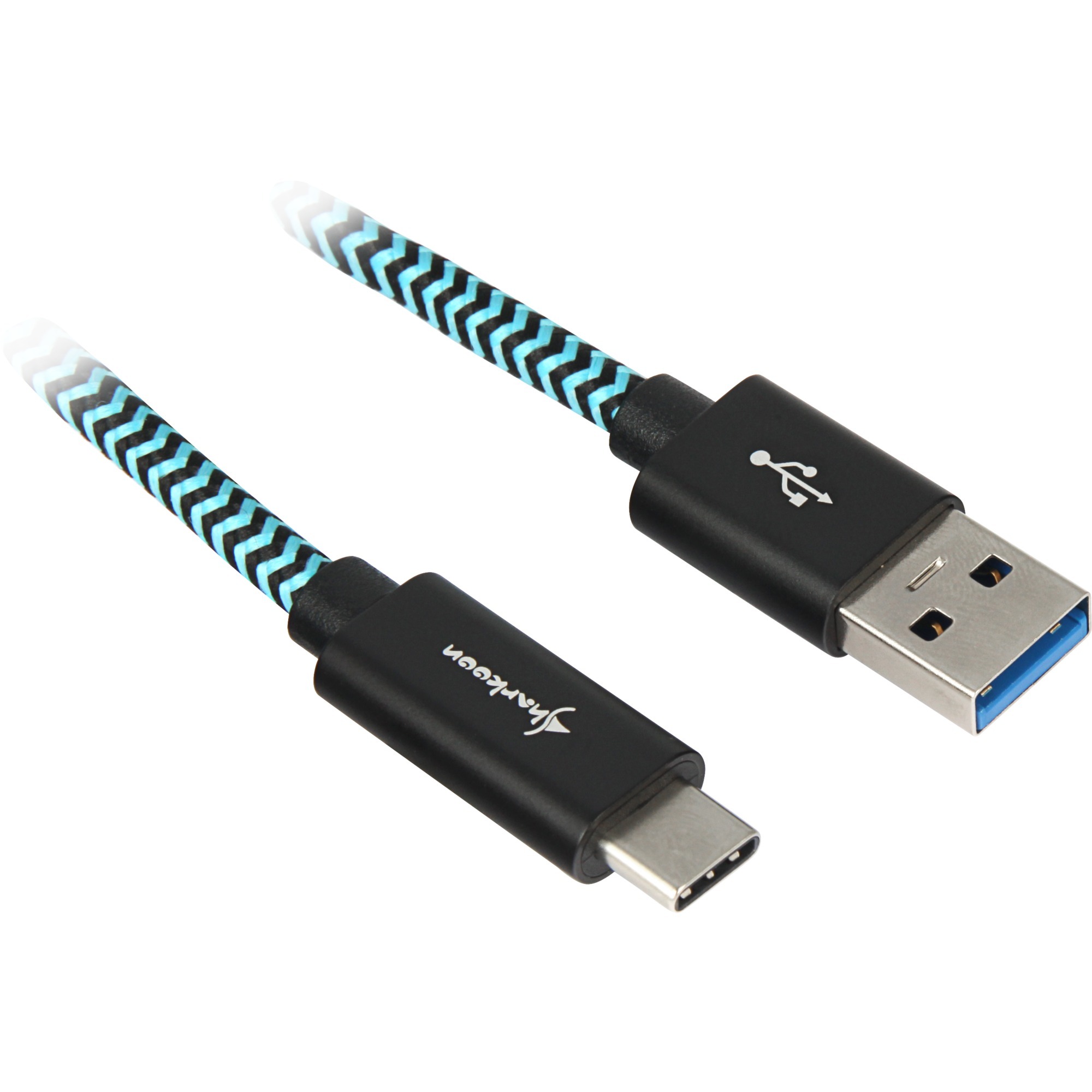 Image of Alternate - Kabel USB A 3.2 Stecker > USB-C Stecker (Alu + Braid) online einkaufen bei Alternate