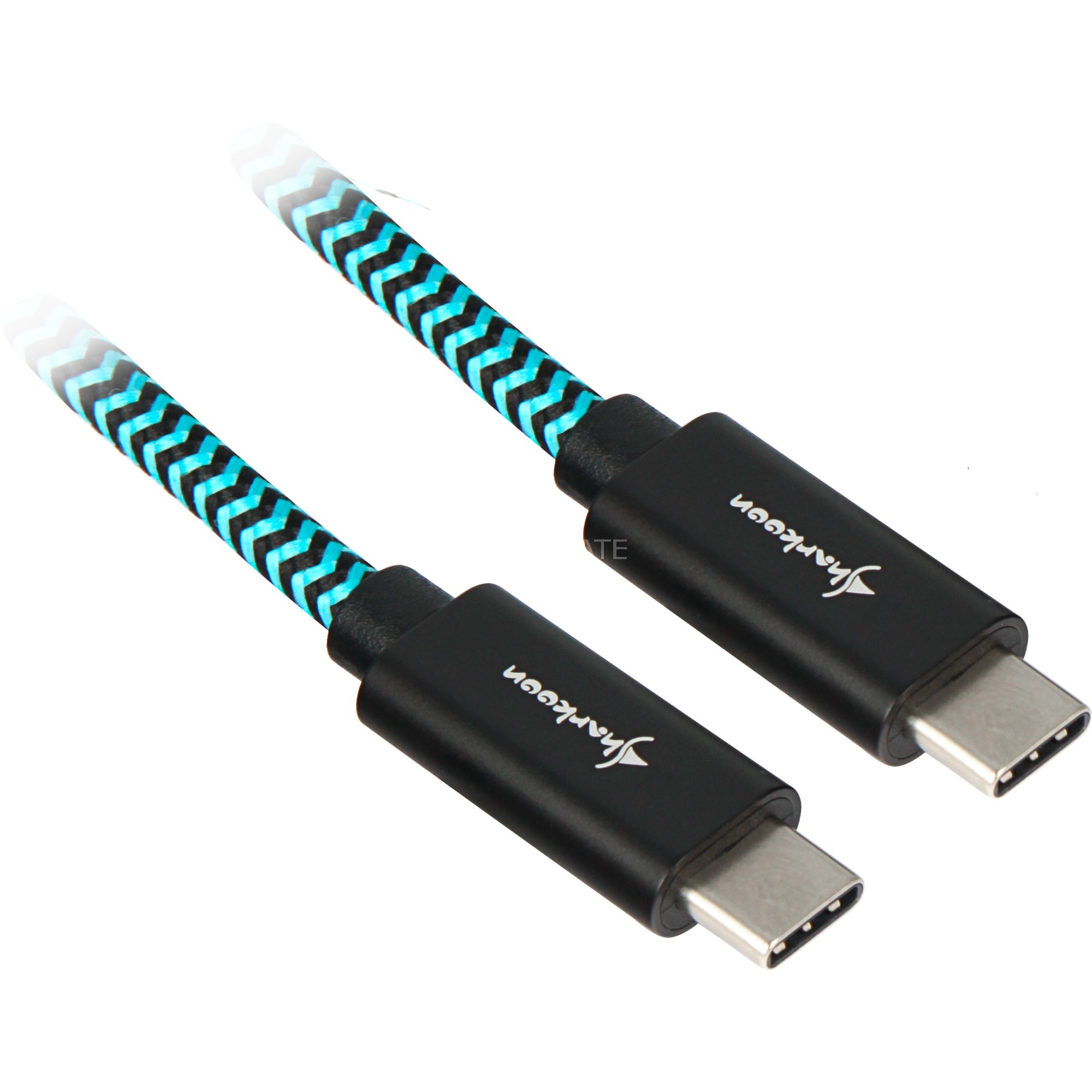 Image of Alternate - Kabel USB-C 3.2 Stecker > USB-C Stecker (Alu + Braid) online einkaufen bei Alternate