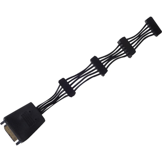 Image of Alternate - SST-CP06-E4, 1x 15-Pin-SATA > 4x 15-Pin-SATA, Kabel online einkaufen bei Alternate