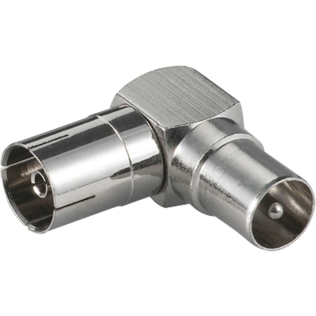 Image of Alternate - 90°-Winkeladapter Koaxial-Stecker auf -Buchse online einkaufen bei Alternate