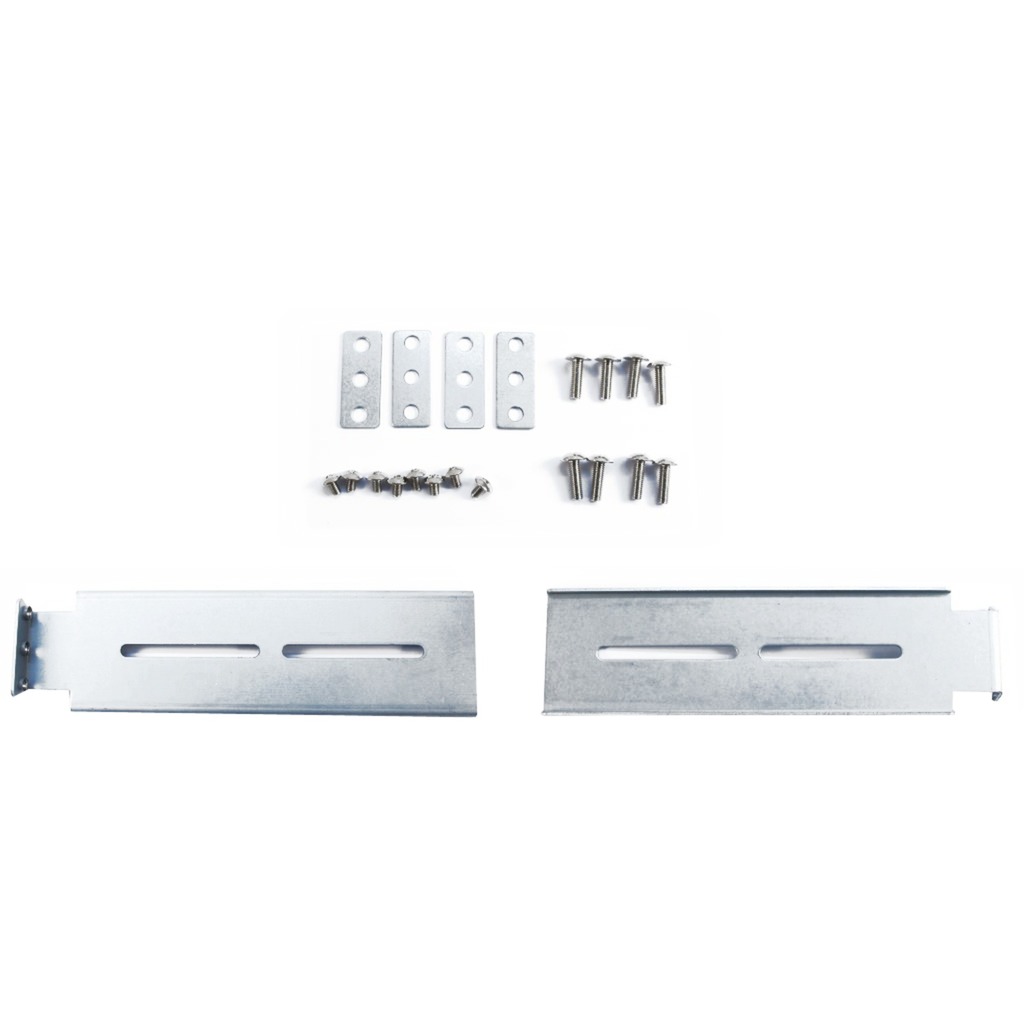 Inter-Tech 20" Teleskopschienensatz für IPC-Gehäuse, Einbauschienen silber