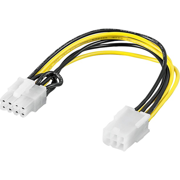 Image of Alternate - Internes Stromkabel PCIe 6-Pin auf 8-Pin, Adapter online einkaufen bei Alternate