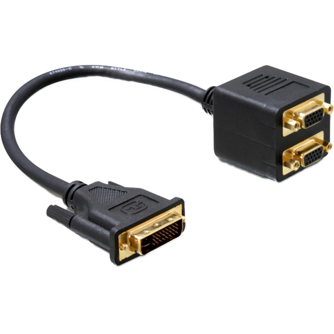 Image of Alternate - Adapter DVI 24+5 Pin Stecker > 2xVGA Buchse online einkaufen bei Alternate