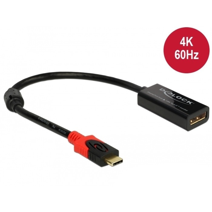 Image of Alternate - Adapter DisplayPort > USB-C Monitor, 4K 60Hz online einkaufen bei Alternate