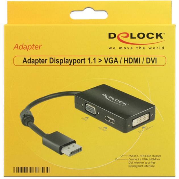 Image of Alternate - Adapter Displayport > VGA/HDMI/DVI-D online einkaufen bei Alternate