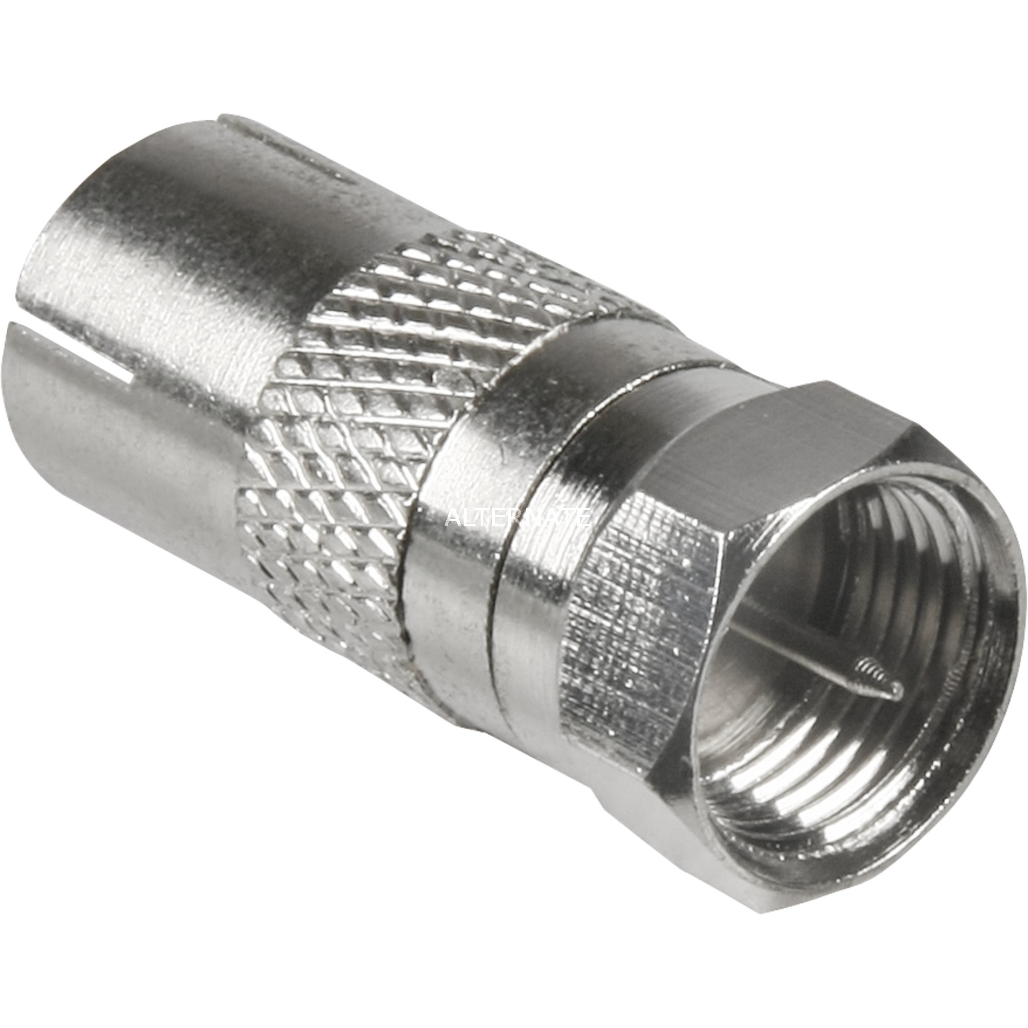 Image of Alternate - Adapter F-Stecker auf Koaxial-Kupplung online einkaufen bei Alternate