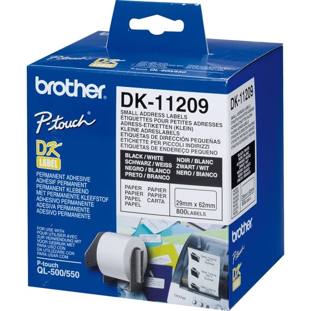 DK-11209 Adress-Etiketten, Schriftband