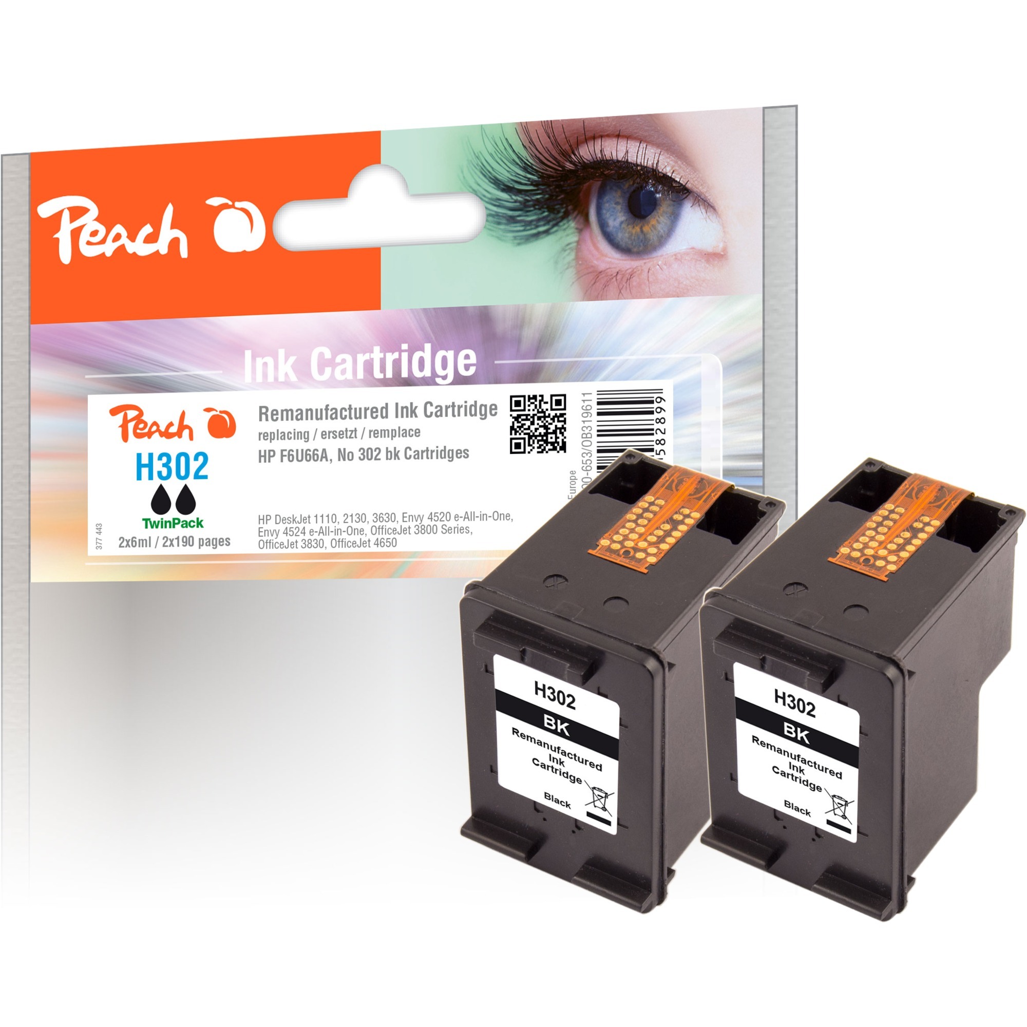 Image of Alternate - Tinte Doppelpack schwarz PI300-653 online einkaufen bei Alternate
